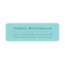 シエレガントッミニマルクターコイズブルー差出人住所