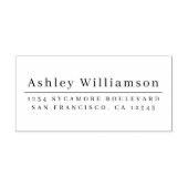 シエレガントッミニマルク差出人住所 セルフインキングスタンプ (デザイン)