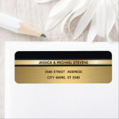 シエレガントッモダンク金ゴールド/ブラック結婚s ラベル (インサイチュ)