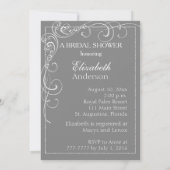シエレガントルバーブライダルシャワーの招待 招待状 (裏面)