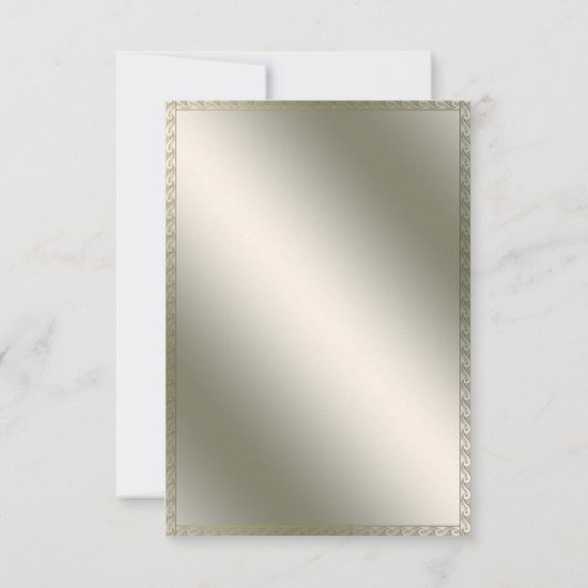 シエレガントルバーリボン結婚ボウズ 出欠カード (裏面)