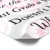 シエレガントーティングポ結婚スターのシルバーとピンク ポスター (角)