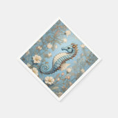 シエレガントーホース・ウィリアインスパイアム・モリス スタンダードカクテルナプキン (角)