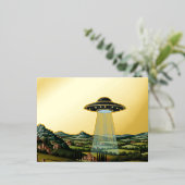 シエンナのUFO - 箔シーズンポストカード (立ち正面)