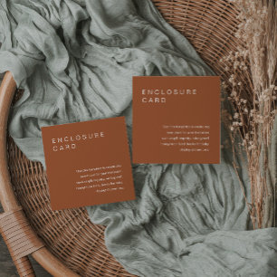 シエンナ ボヘミアンフェンス 招待状挿入ページ エンクロージャーカード