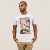 シエンフエゴス市キューバ旅行ポスター Tシャツ (正面フル)