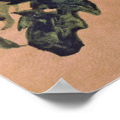 シエーレ – 赤い菊1910 ポスター (角)