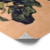 シエーレ – 赤い菊1910 ポスター (角)