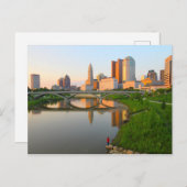 シオト川でコロンブスと釣り人がいた ポストカード (正面/裏面)