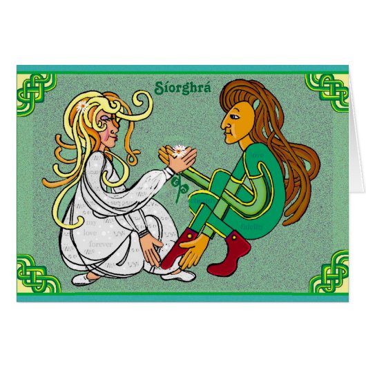 シオルフラ – アイルランド語の永遠の愛 (正面横)