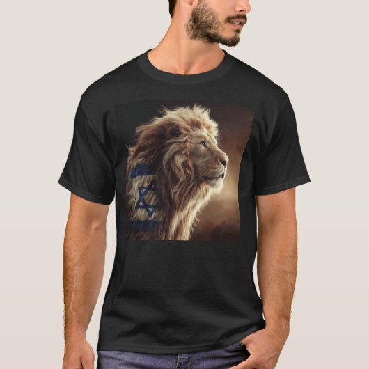 シオンのライオン パーカー Tシャツ (正面)