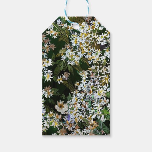 シオンの花 ギフトタグ (正面)
