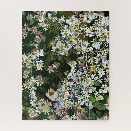 シオンの花 ジグソーパズル (縦)