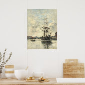 シオンザトゥーク – ユージェーヌブダンファインアート ポスター (キッチン)