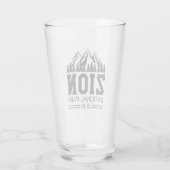 シオンナショナルパークユタ米アウトドアハイキング タンブラーグラス (裏面)