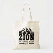 シオンナショナルパークユタ米アウトドアハイキング トートバッグ (正面)