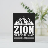 シオンナショナルパークユタ米アウトドアハイキング ポストカード (スタンド正面)