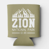 シオンナショナルパークユタ米アウトドアハイキング 缶クーラー (裏面)