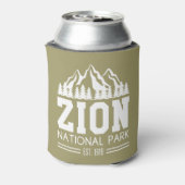 シオンナショナルパークユタ米アウトドアハイキング 缶クーラー (缶裏面)