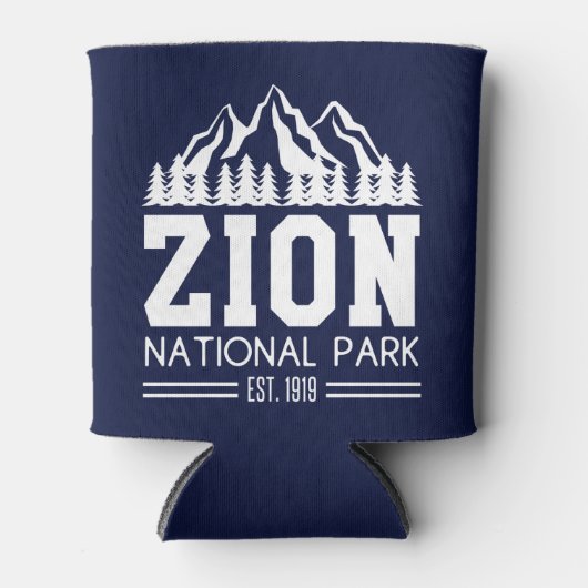 シオンナショナルパークユタ米アウトドアハイキング 缶クーラー (正面)