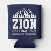 シオンナショナルパークユタ米アウトドアハイキング 缶クーラー (裏面)