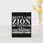 シオンファーストネーム個人誕生日ファーザーズデイメンズ カード (黄色い花)