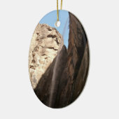 シオン国立公園のシオンのしわがれ岩 セラミックオーナメント (左)