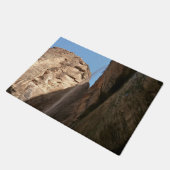 シオン国立公園のシオンのしわがれ岩 ドアマット (アングル)