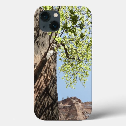 シオン国立公園の岩の間で育つ木 Case-Mate iPhoneケース (裏面)