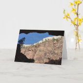 シオン国立公園の悪魔の階段から眺める カード (黄色い花)
