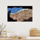 シオン国立公園の悪魔の階段から眺める ポスター (キッチン)