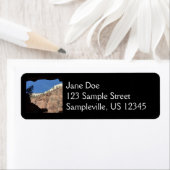 シオン国立公園の悪魔の階段から眺める ラベル (インサイチュ)