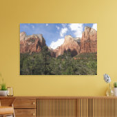 シオン国立公園の愛国者第二裁判所 キャンバスプリント (インサイチュ (リビング))