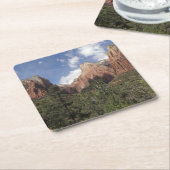 シオン国立公園の愛国者第二裁判所 スクエアペーパーコースター (アングル)