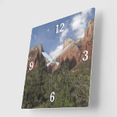 シオン国立公園の愛国者第二裁判所 スクエア壁時計 (傾斜)