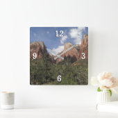 シオン国立公園の愛国者第二裁判所 スクエア壁時計 (ホーム)