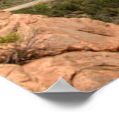 シオン国立公園の渓谷 ポスター (角)