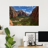 シオン国立公園の渓谷 ポスター (ホームオフィス)