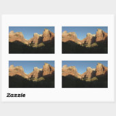 シオン国立公園の第一族長の裁判所 長方形シール (シート)