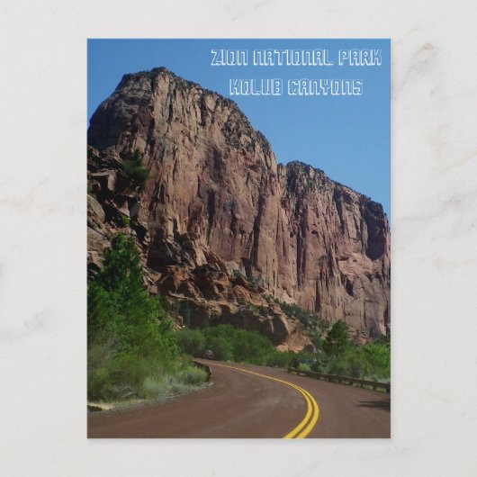 シオン国立公園はがき ポストカード (正面)