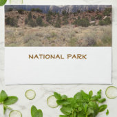 シオン国立公園キッチンタオル キッチンタオル (折り畳み)