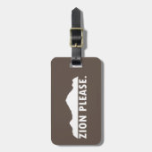 シオン国立公園ユタお願い ラゲッジタグ (正面縦)