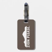 シオン国立公園ユタお願い ラゲッジタグ (裏面縦)