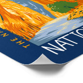 シオン国立公園ユタザナローズ動揺して ポスター (角)