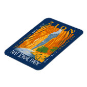 シオン国立公園ユタザナローズ動揺して マグネット (左側)