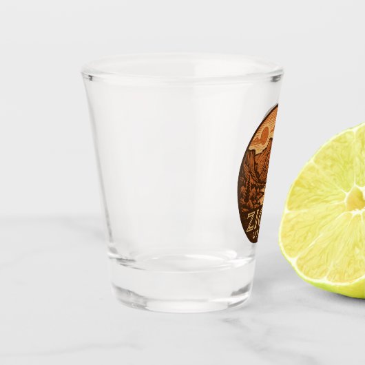 シオン国立公園ユタショットグラス ショットグラス (左)