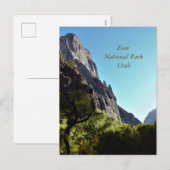 シオン国立公園ユタハガキ シーズンポストカード (正面/裏面)