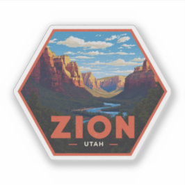 シオン国立公園ユタヴィンテージ旅行 シール