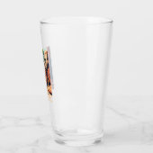 シオン国立公園ユタ州ナロウズの水彩画 タンブラーグラス (左)