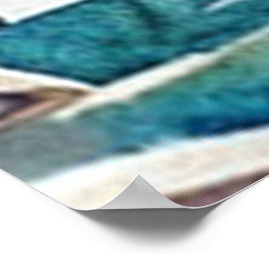 シオン国立公園ユタ州ナロウズ ポスター (角)